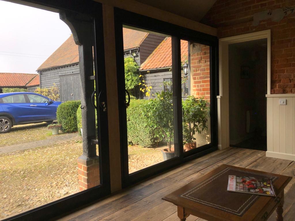 aluminium patio doors lindsell